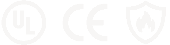 sign electrical accesories certificated icons