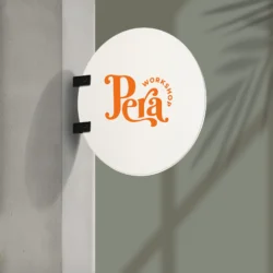 Round Blade Sign | SignsAtelier