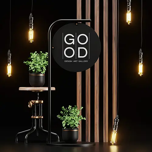 Custom Round Sidewalk Sign