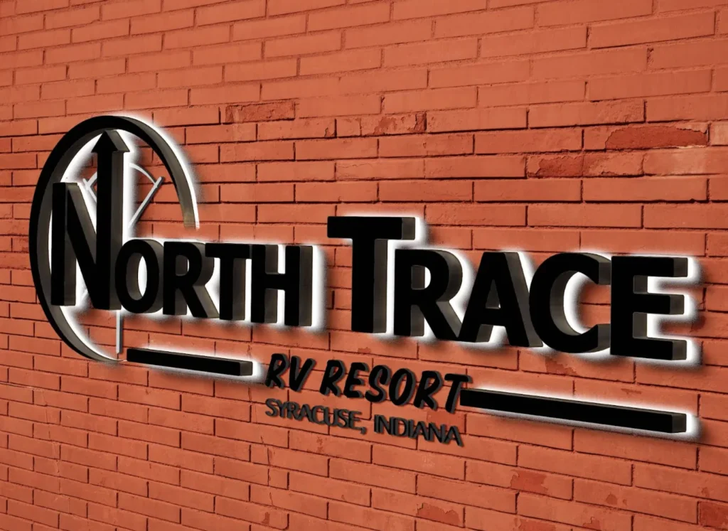 Custom backlit sign - North Trace | SignsAtelier
