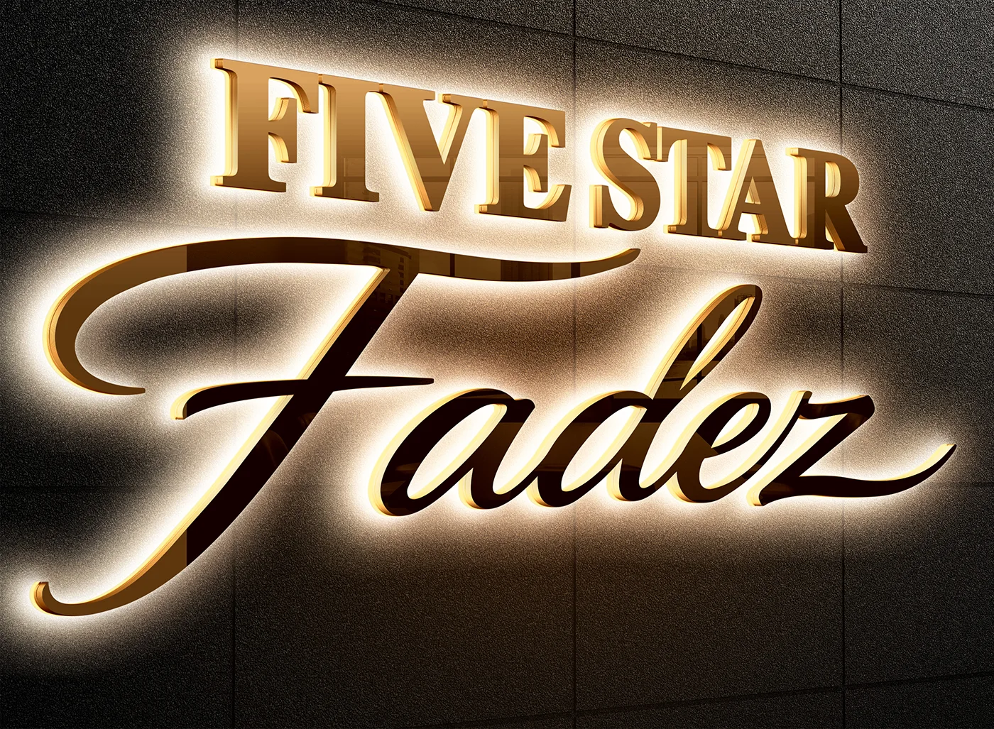 Backlit Sign – Fadez