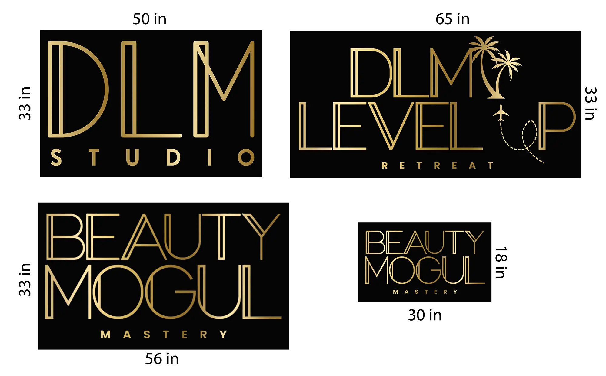 Illuminated Signs for DLM Studio