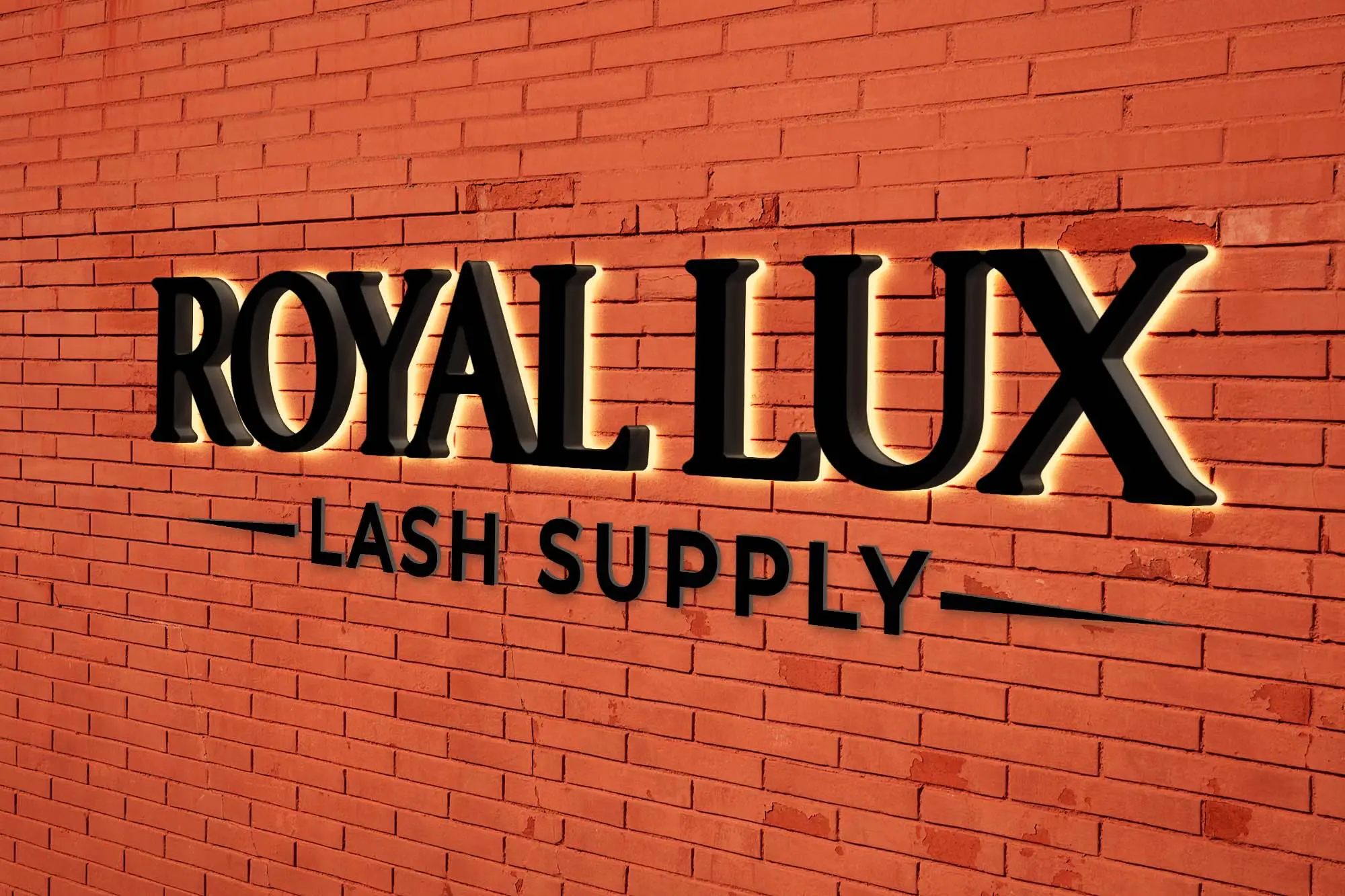 Custom Backlit Sign – Royal Lux
