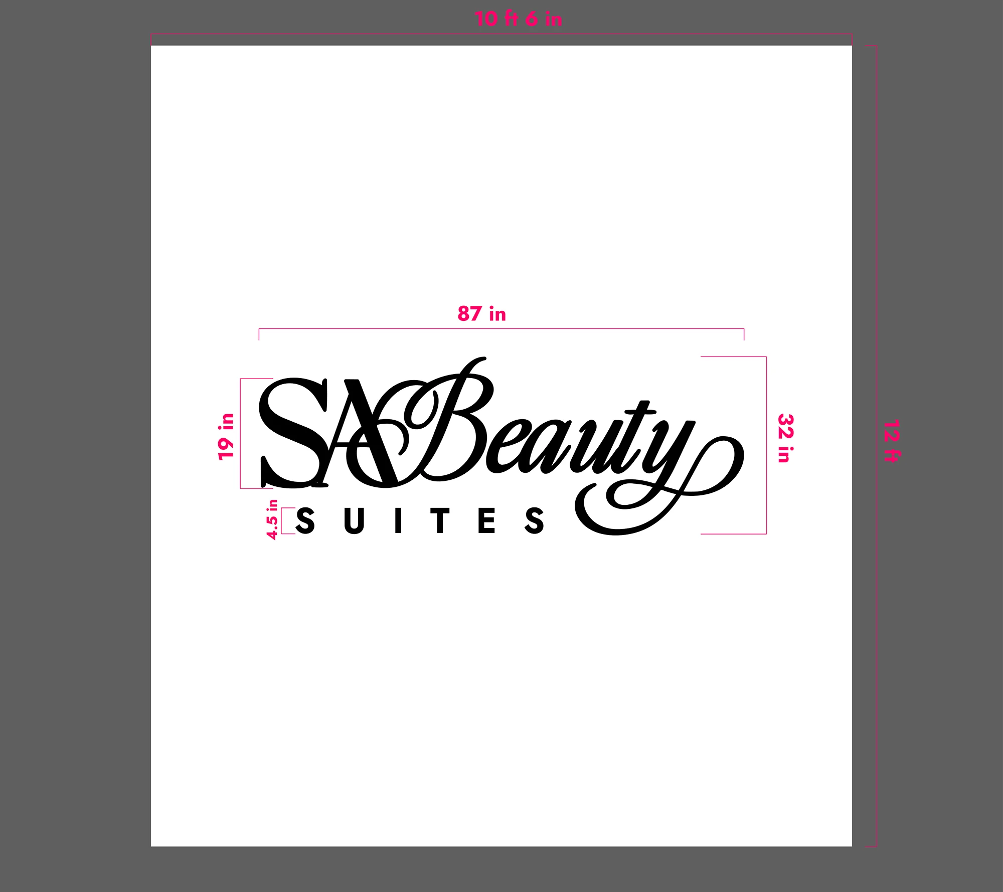 SA Beauty - Backlit Metal Sign - Image 2